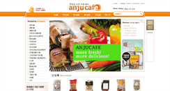 Desktop Screenshot of anjucafe.com